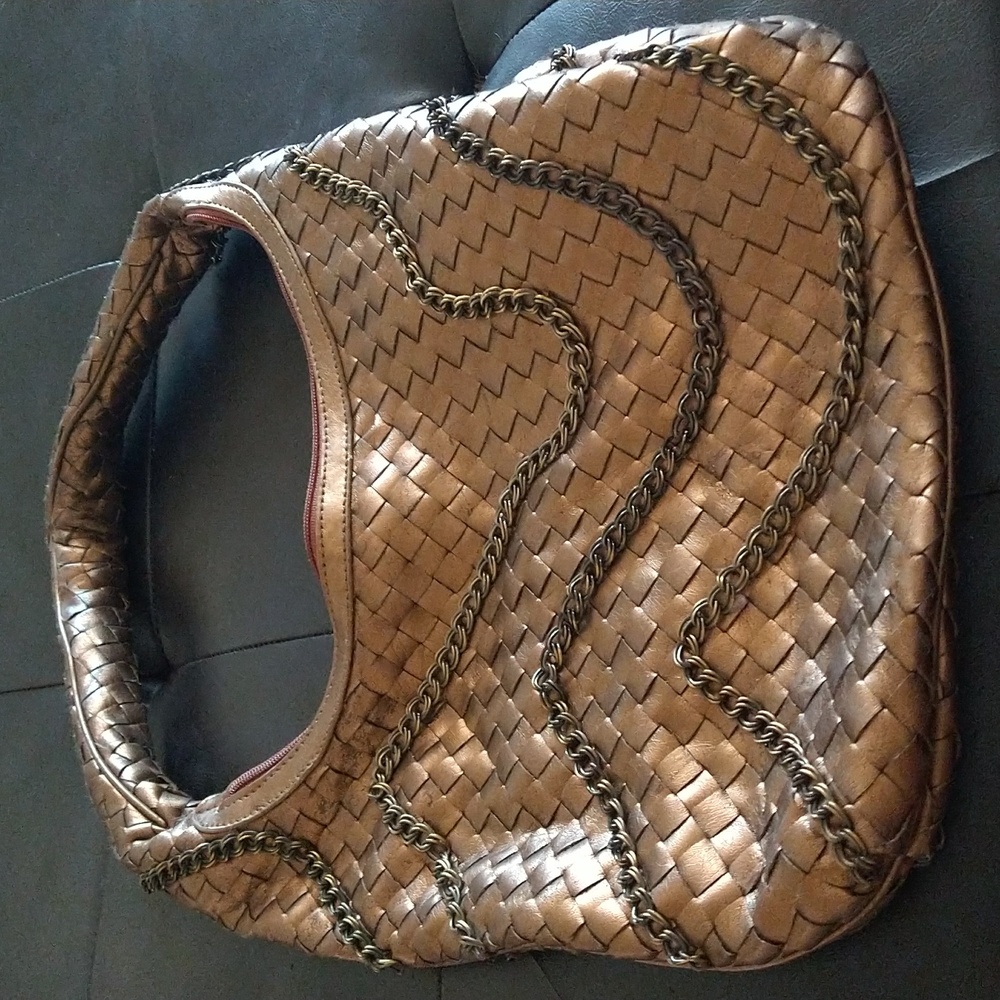Bronze chain bag